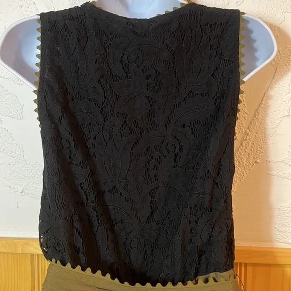 Anthropologie Leifsdottir Moss Green Sleeveless Jumpsuit Sz-0P - Picture 5 of 12